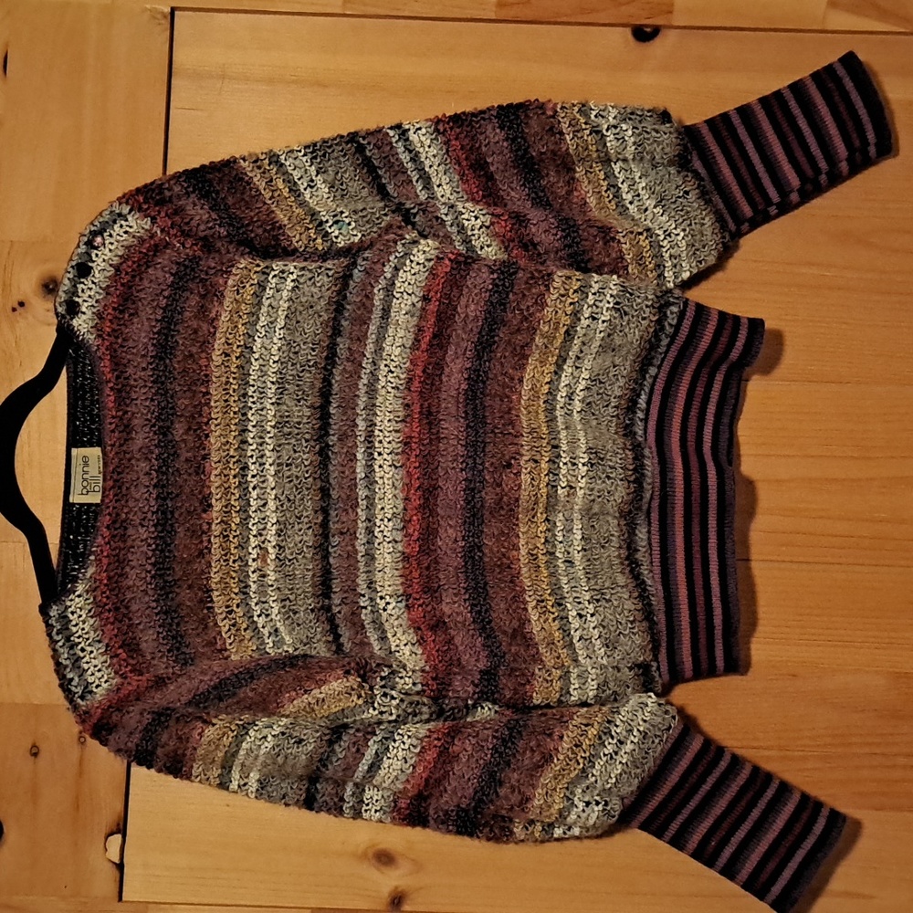 Vintage Womens  80's Sweater.  Bonnie  and Bill New York.